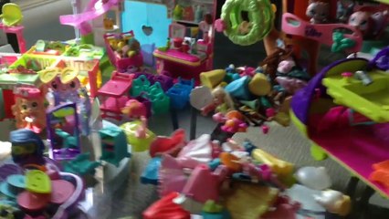 GIANT Shopkins LPS Lalaoopsy Polly Pocket Hello Kitty, and MORE Collection