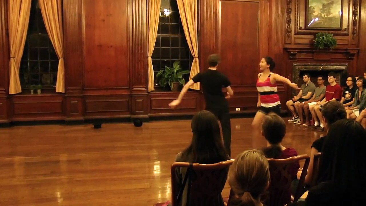 Yale Ballroom Dance Team - Ice Breaker 2015 - Uptown Funk - Kevin and Meran