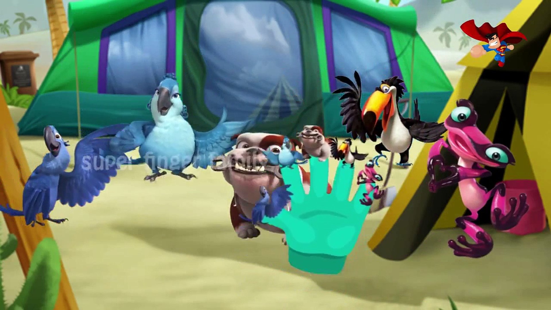 Rio Finger Family   Rio 2 Finger Family Songs For Kids