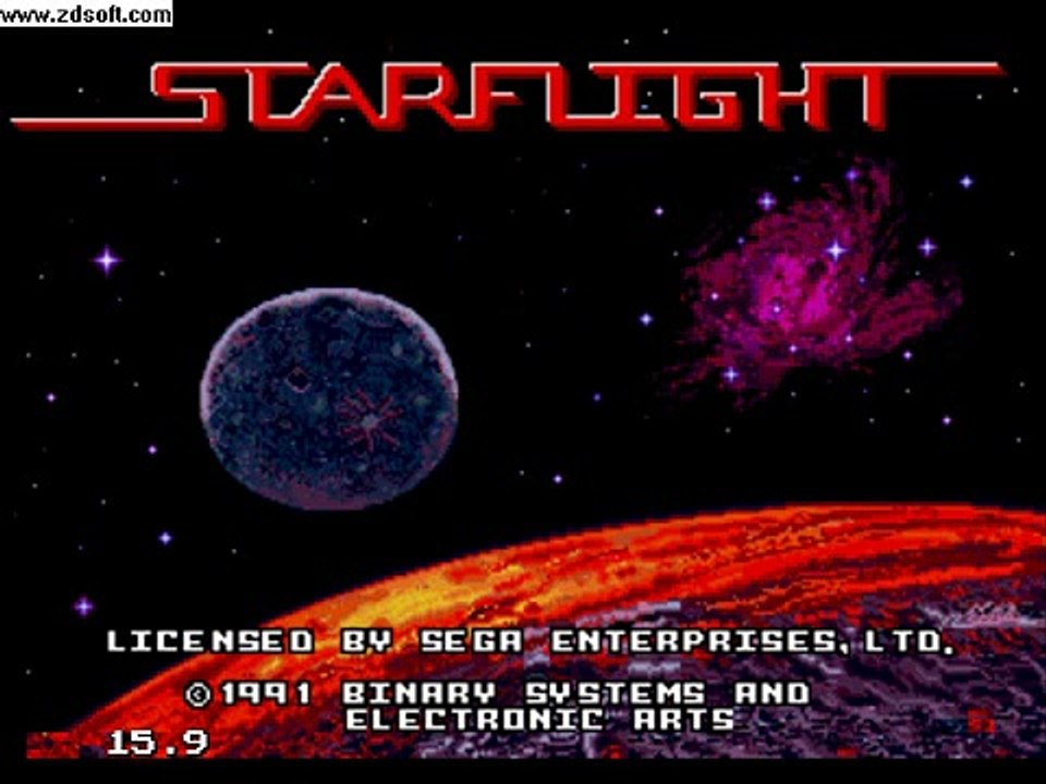 Starflight on Fuzion (Sega Genisis Emulator)