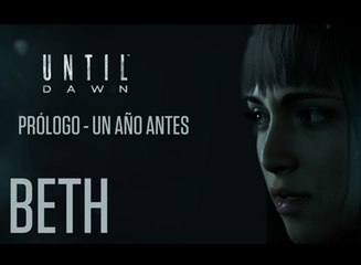Until Dawn, Vídeo Guía: Prólogo: Un año antes