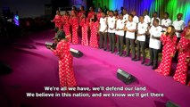 The Lagos Community Gospel Choir performing 
