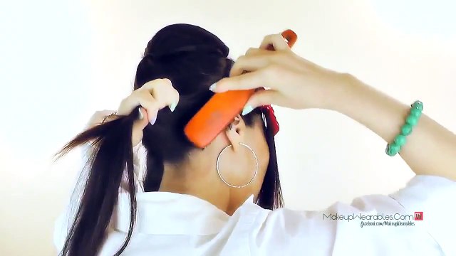 ★CUTE HAIR BUN SCHOOL HAIRSTYLES FOR MEDIUM LONG HAIR TUTORIAL RETRO 60s BUNS PARTY UPDOS
