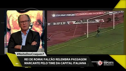 Falcão rembra lindo gol de falta pela Roma