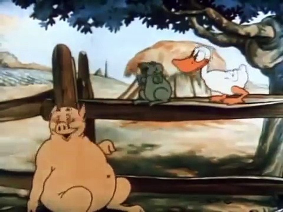 UB Iwerks ComiColor Cartoon - The Little Red Hen - Classic Cartoon