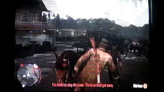 Red Dead redemption having fun with horse