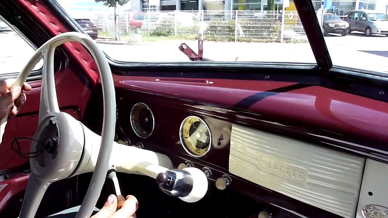 Essai d'une Ford VEdette 1951 avec boite COTAL