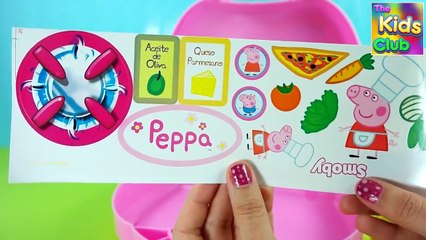 Peppa Pig Mini Pizzeria Playset English Review Unboxing Toy kids games