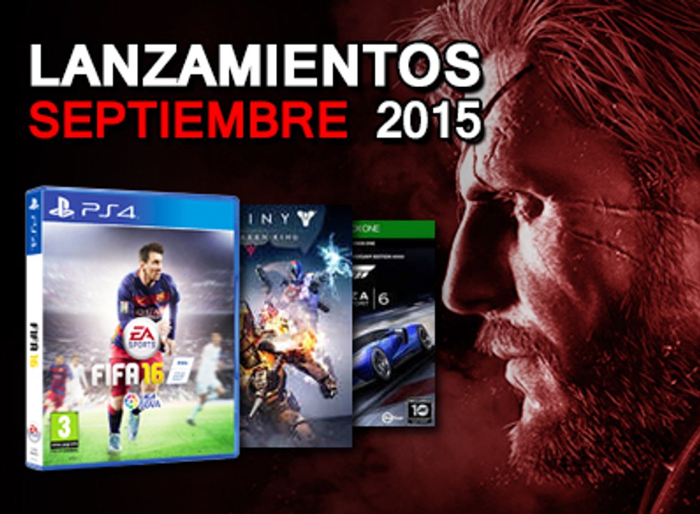 Lanzamientos Septiembre 2015