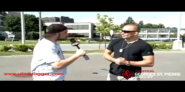 UFO Appears During Interview Of UFC Fighter George St.Pierre Aka GSP