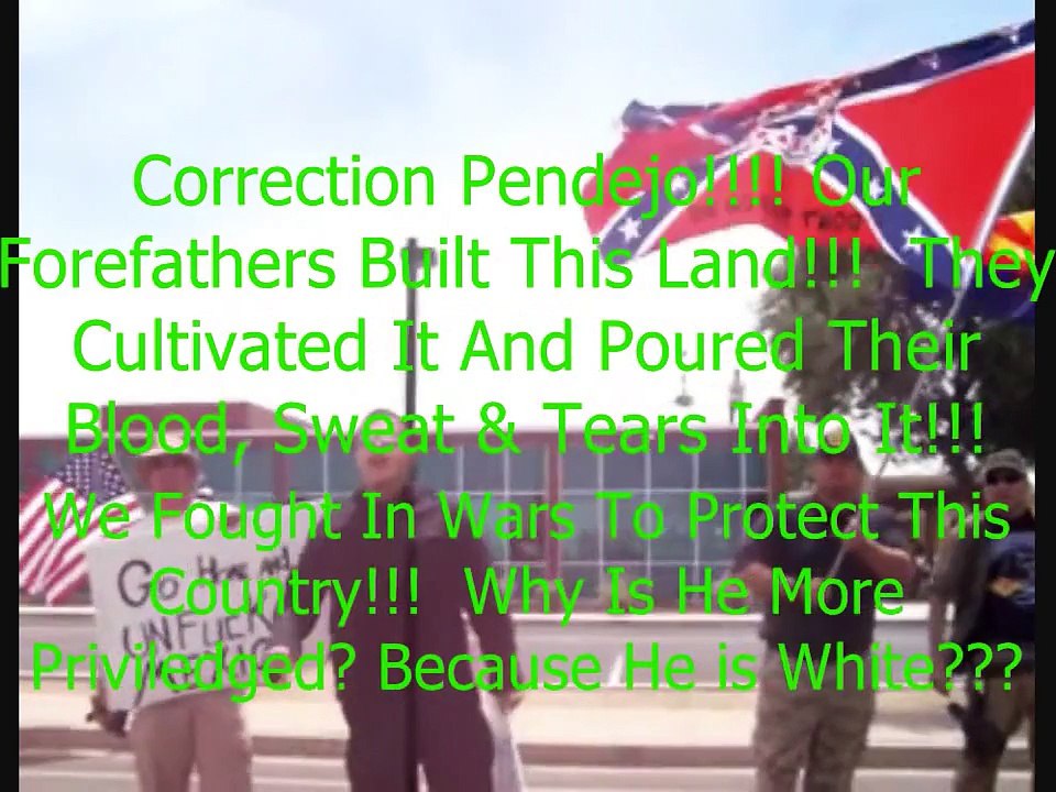 Racist Neo Nazi Arpaio Supporters Greet Peaceful Marchers