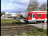 Zugkreuzungen in Tüßling Baureihen 217, 233, 628 / Crossing at Tüssling Classes 217, 233, 628