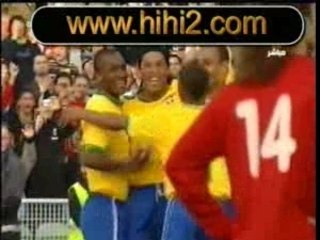 Ronaldinho falta brazil vs chili