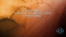 Turorial How to Create a Tee Shirt Laddering / Weaving in an Easy Way