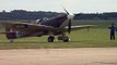 Spitfire taxiing at Duxford