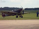 Spitfire taxiing at Duxford