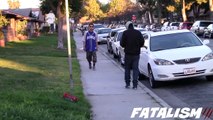 DROPPING GUN FRONT OF PEOPLE - PRANK IN THE HOOD