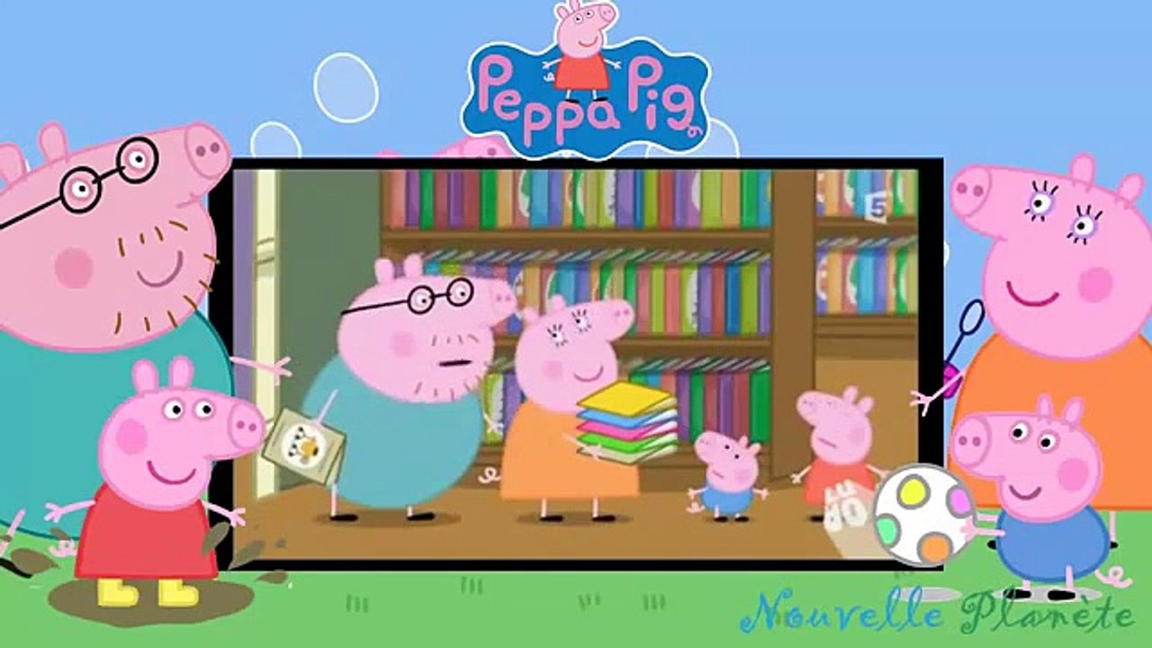 PEPPA PIG COCHON En Français Peppa Episodes La bibliotheque