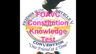 FOAVC Constitution Knowledge Test
