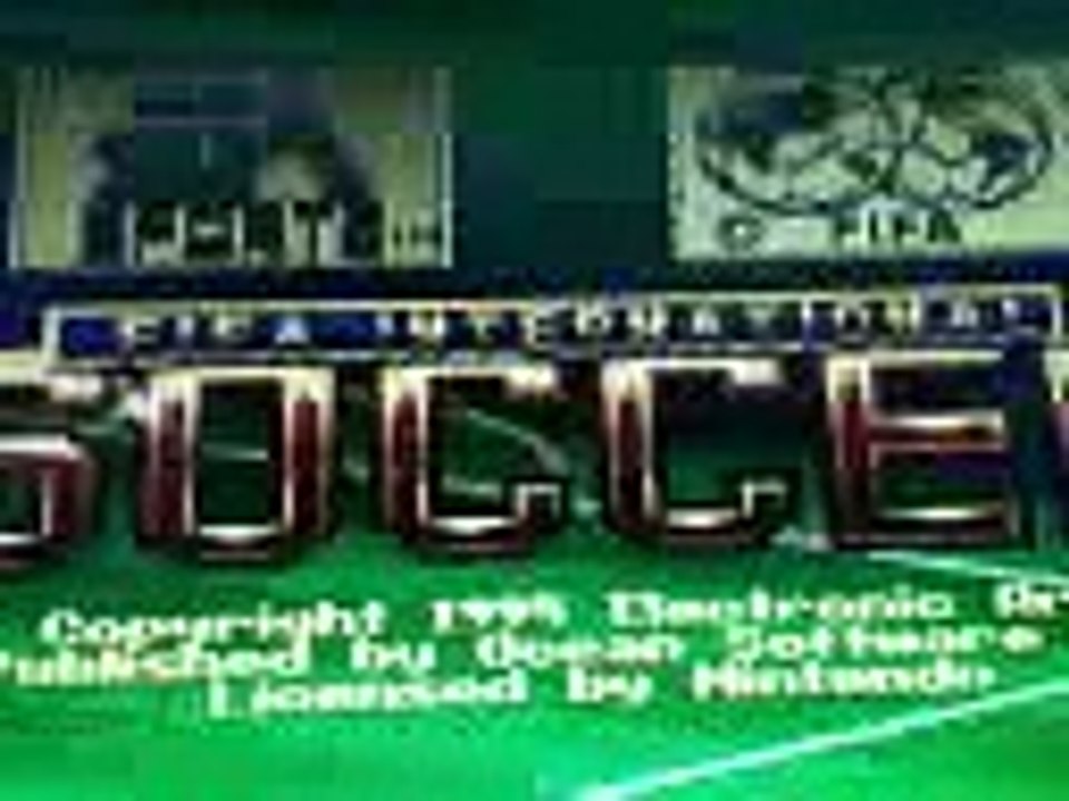 Colombia 2. Camerun 1. FIFA International Soccer SNES.