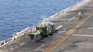 British Helicopter Lands On U.S. Warship