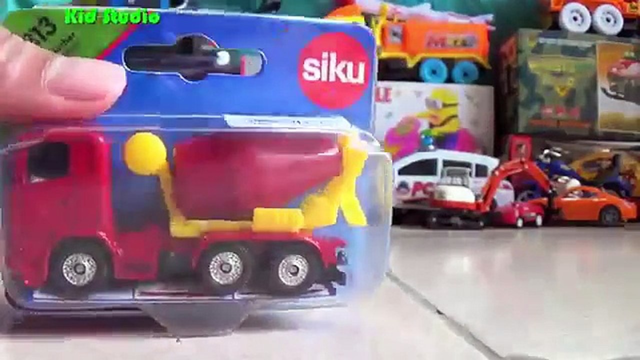 Cement mixer truck toy   Toupie SIKU 0813 Xe ô tô trộn bê tông đồ chơi trẻ em mô hình Kid Studio