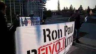 International Ron Paul Support at Strasbourg Teaparty #2