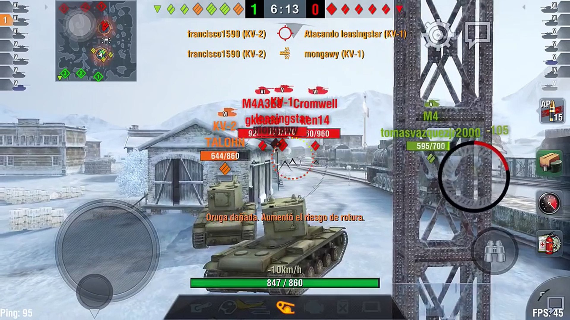 Kv 2 Platoon Wot Blitz Gameplay 7p Hd Video Dailymotion
