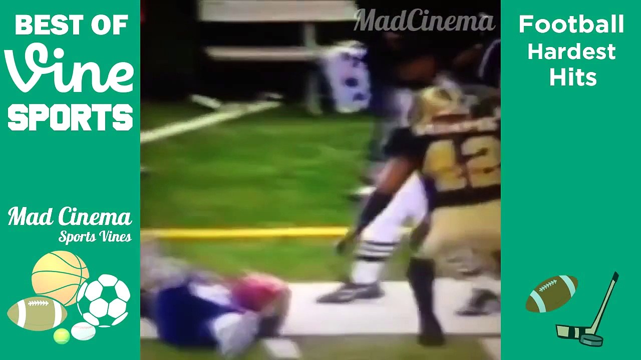 Best Football HARDEST Hits Sports Vines Compilation 2015 | Football Hardest Hits Vines
