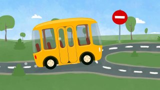 SCHOOL BUS STORY  - Kid's Car Cartoons