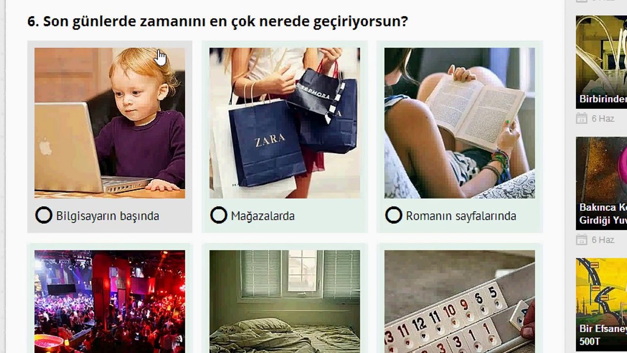 Onedio testlerinin insanlar üzerindeki etkileri