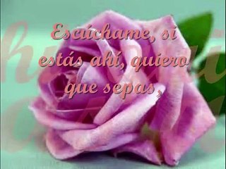 Escuchame Si Estas Ahi..Manuel Carrasco..(& Ahora) **LETRA**