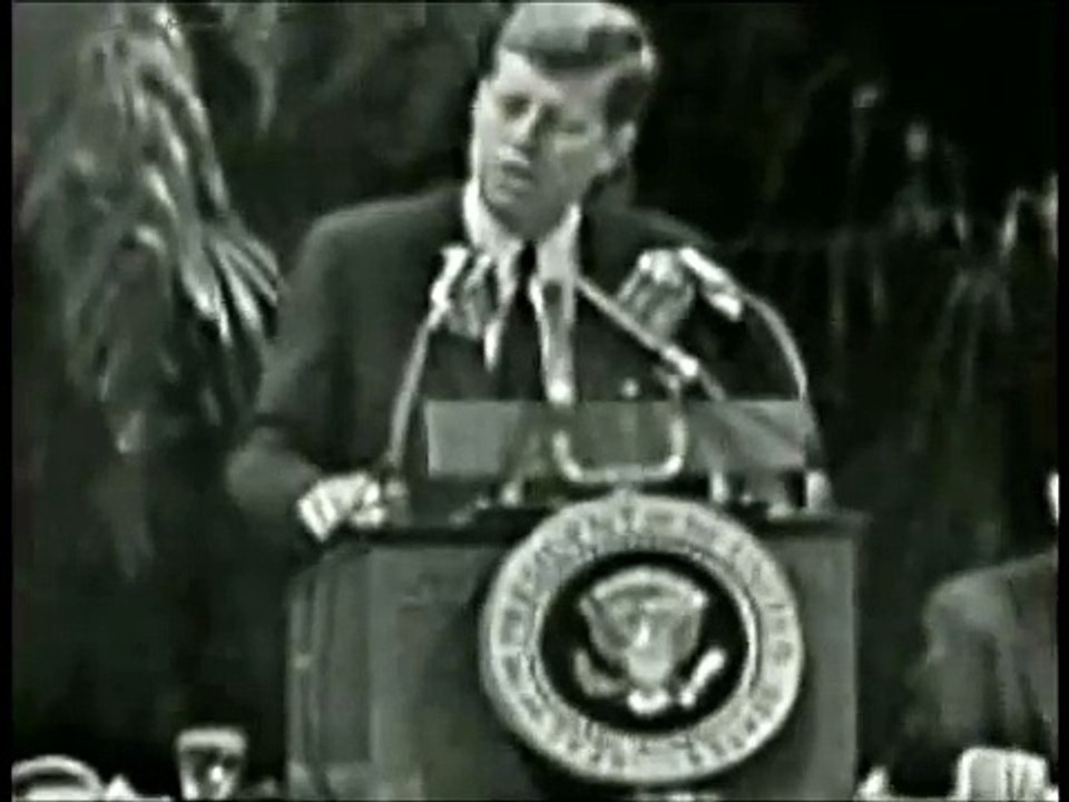 April 20, 1961 - President John F. Kennedy before the American Society of Newspaper Editors