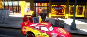 Mickey Mouse meets his best friend Disney Cars Lightning McQueen!