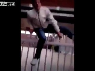 Climbing over the fence gone wrong