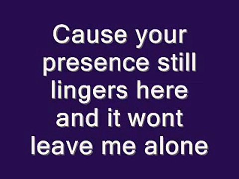 Evanescence- My Immortal lyrics