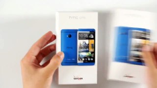 HTC One Blue Unboxing