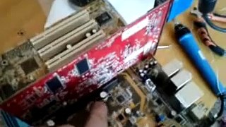 gigabyte motherboard repair change one capacitatore
