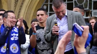 Nigel Pearson at Leicester Town Hall