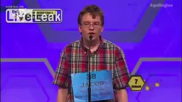 Kid Celebrates Prematurely At National Spelling Bee