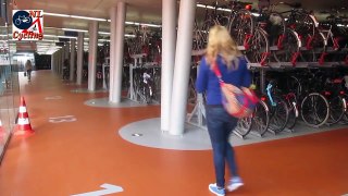 Haarlem Underground Bicycle Parking (Netherlands)