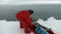 Swimming in the Arctic Ocean 2007