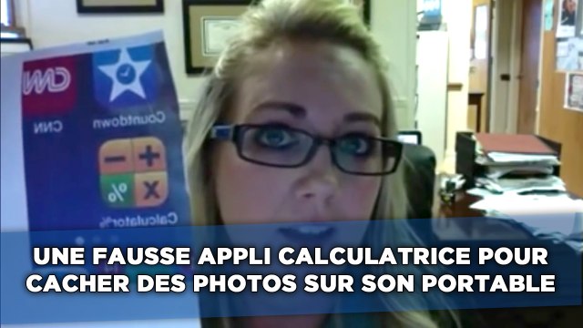 Une fausse appli calculatrice pour cacher des photos sur son portable.
