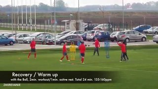 How to Recover or Warm up with the Ball   Football   Soccer
