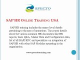 online training classes on sap hr usa payrolls
