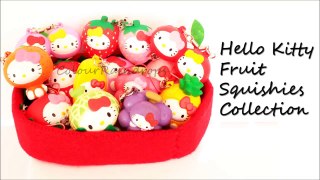 [Handmade]HELLO KITTY FRUIT SQUISHY COLLECTION - COMPLETE SET