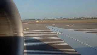 Blue1 Boeing 717 Take off from Helsinki Airport, 03.Aug. 2014 [Great Engine Sound]