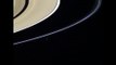 Saturn and its moons (colour Cassini images)