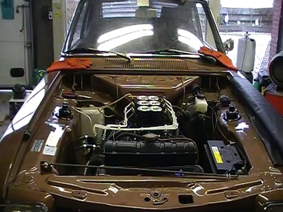 eerste start Ford Capri mk1