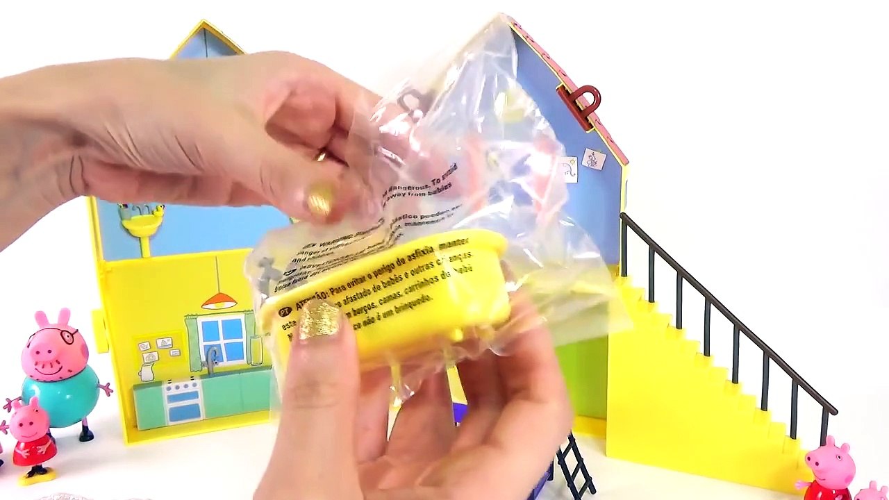 Peppa Pig House La Casa A Casa da Peppa Pig Toys Juguetes Brinquedos em Português